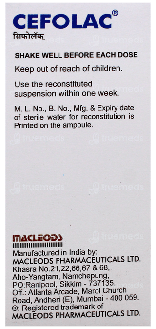 Cefolac Suspension 30Ml